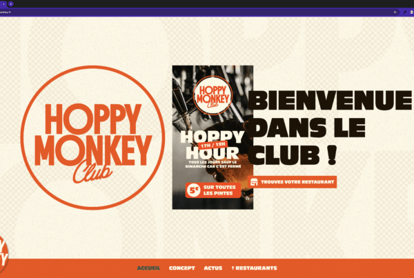 agence network reach visibility site internet hoppy monkey club