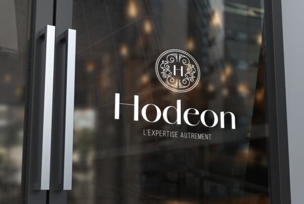 Refonte d'identité visuelle pour Hodeon par NRV, agence de graphisme à Toulouse : stratégie de branding et communication 360 réussie.