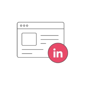 nrv picto réseaux sociaux et influence création page linkedin