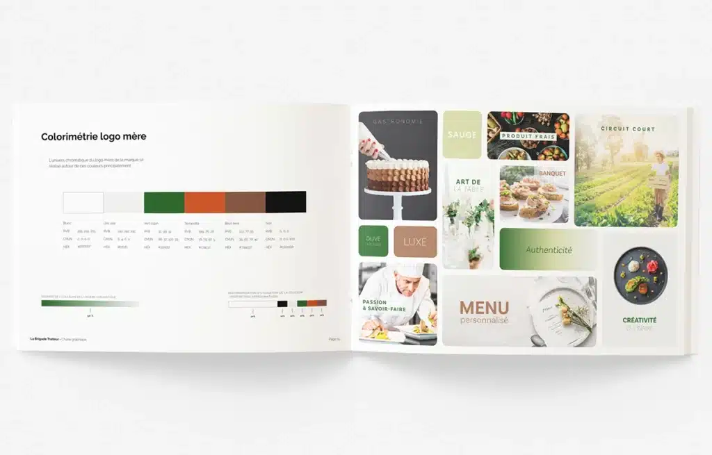 network reach visibility charte graphique04 La Brigrade Traiteur